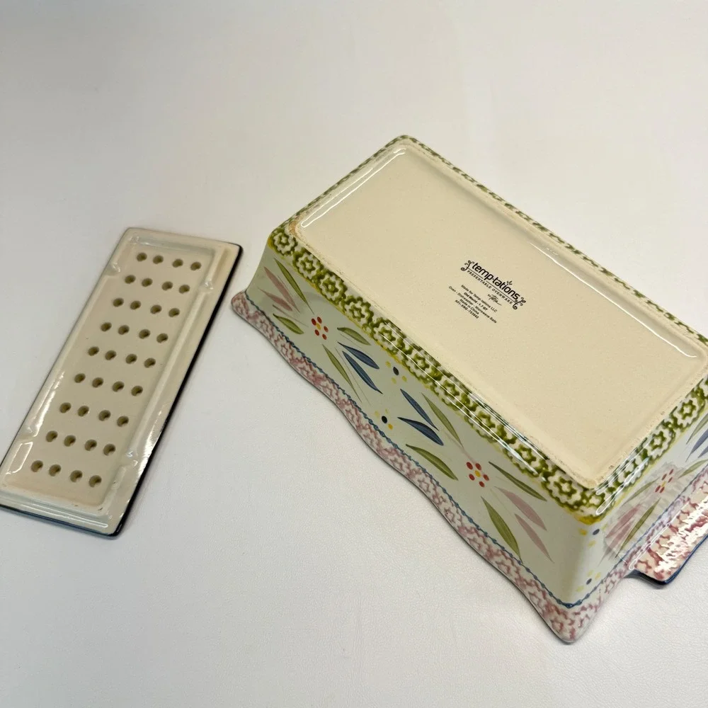 Temp-tations Old World 1.7 QT Rectangular Baker Trivet Loaf Pan KFI-XNG-753042